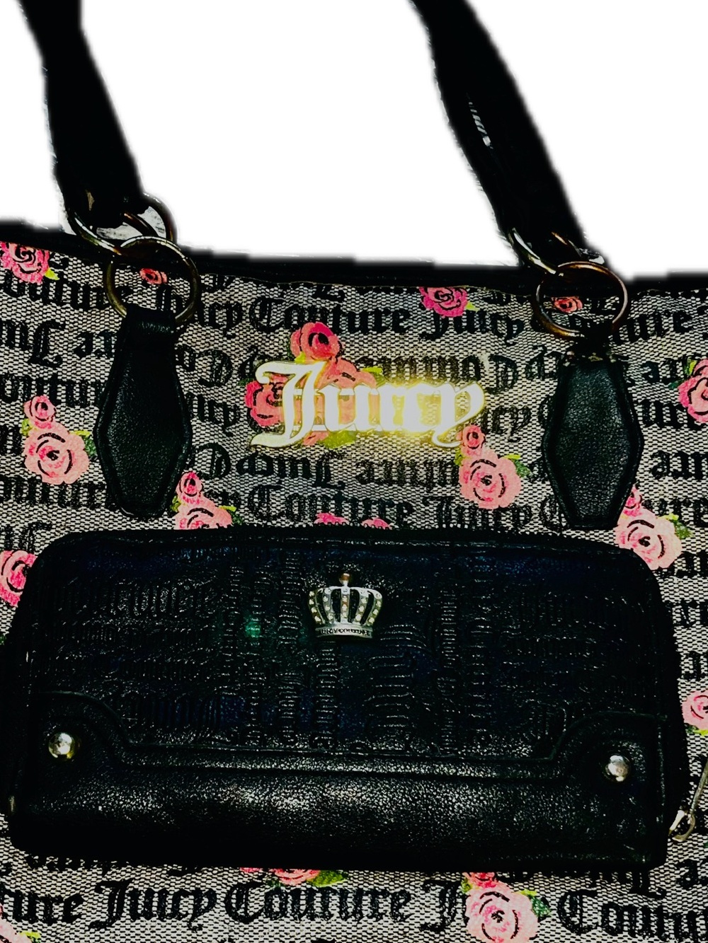 Juicy Couture Black Leather Wallet